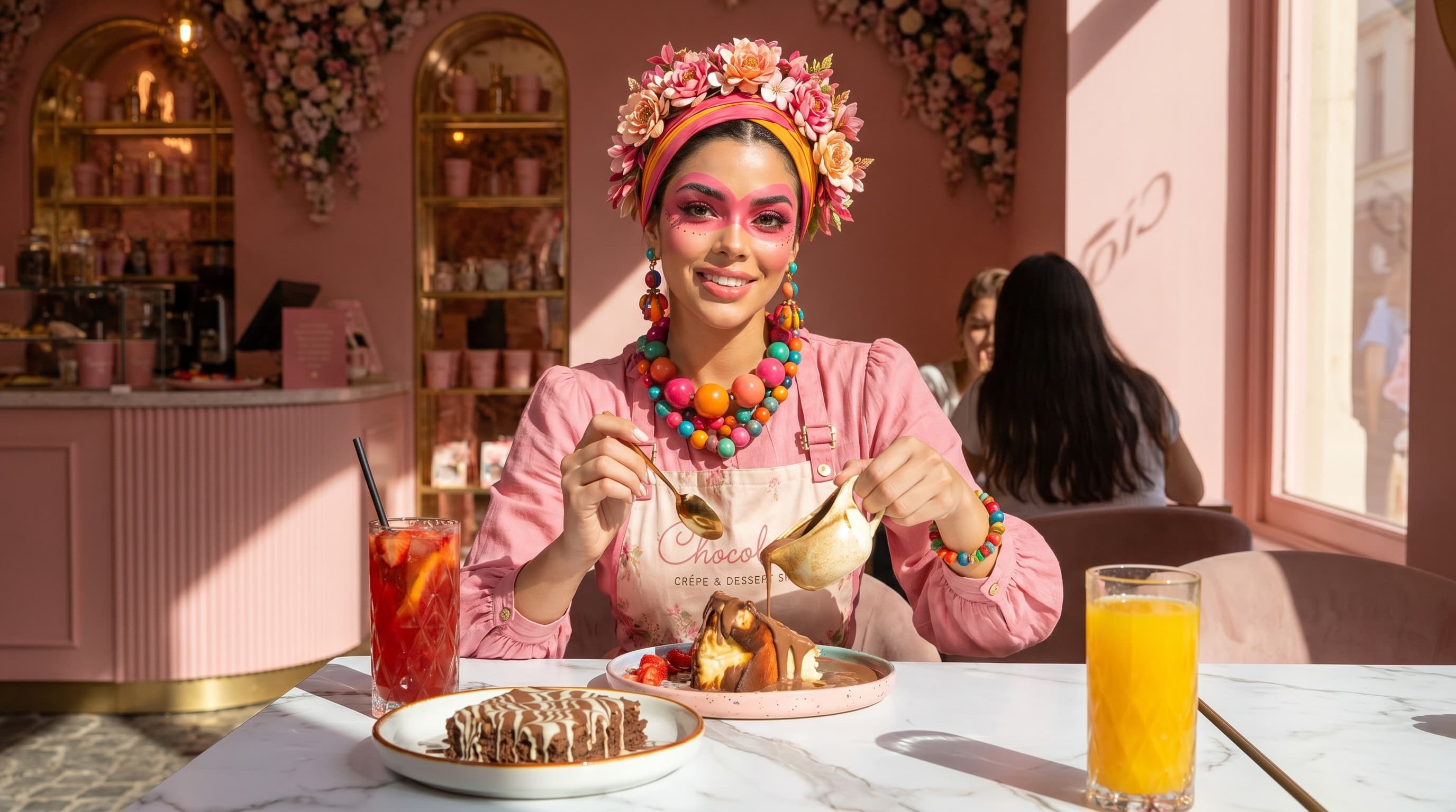 Chocoloco dessert table